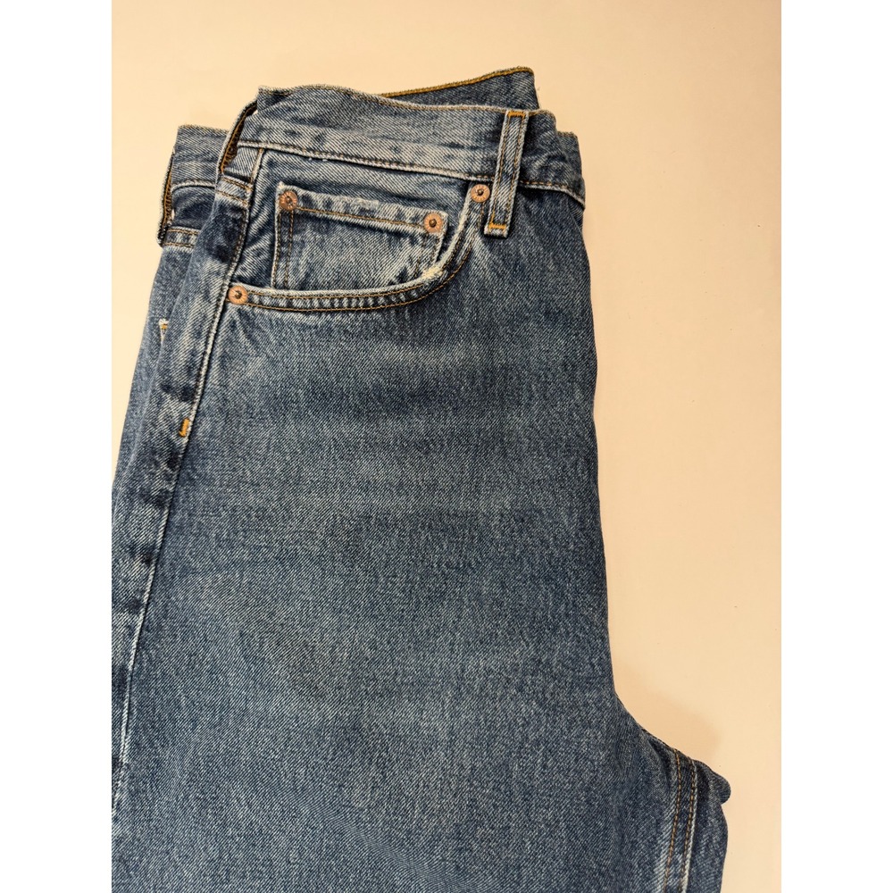 AGOLDE Dame High Rise Wide Leg Jeans – Control Wash – Women's 27 Premium Denim